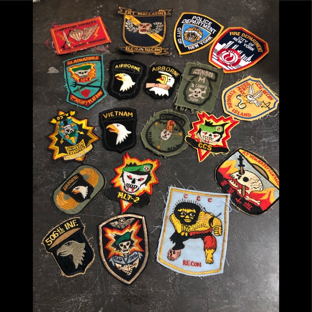 Patches Police , marines , fire ,  various . Value